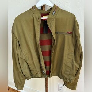 Cotler Jacket- Men’s Large, Olive Green, button cuffs